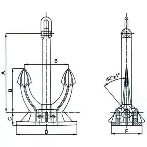 Якорь Spek марка Сталь 20, ГОСТ 30563-98 в г. Самара